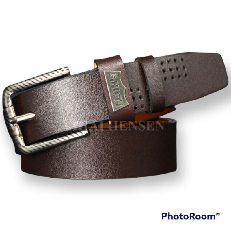 Ikat Pinggang Pria Kulit Import 013 || Fashion Men's Belt Super