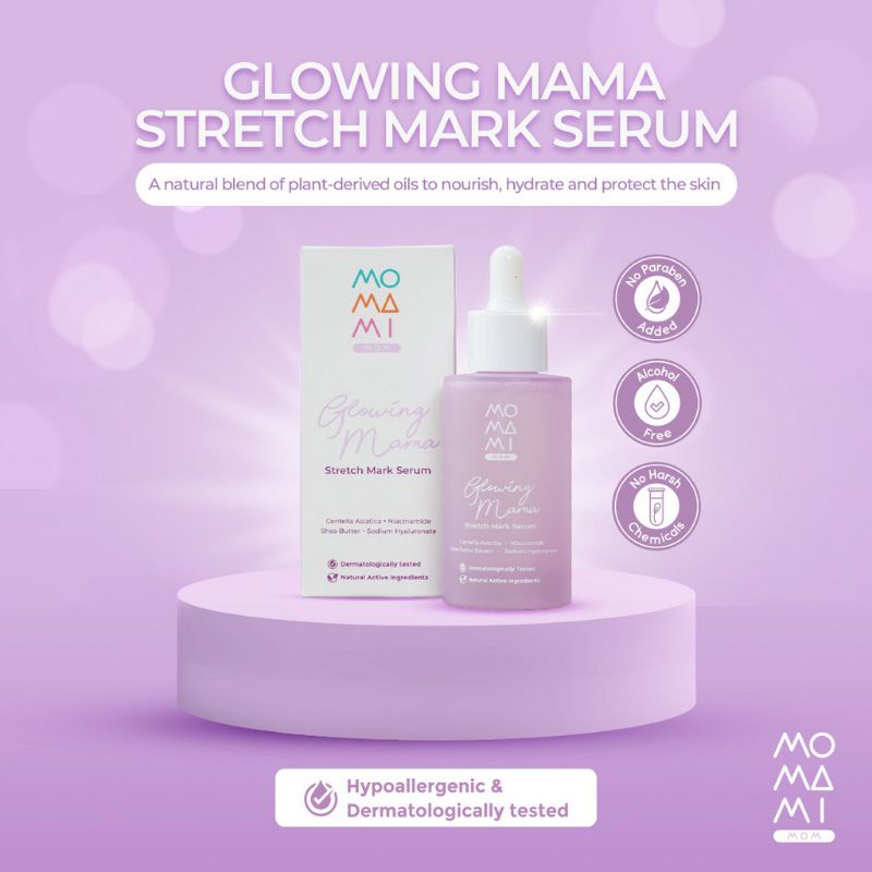 Momami mom glowing mama strech mark serum 50ml