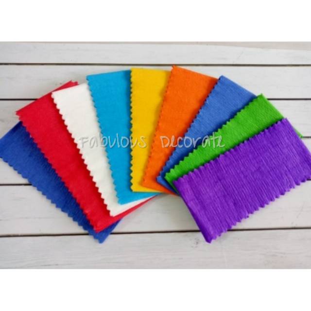 

Kertas Krep Potong Mix Warna Warni / Kertas Krep Potongan / Kertas Krep Murah