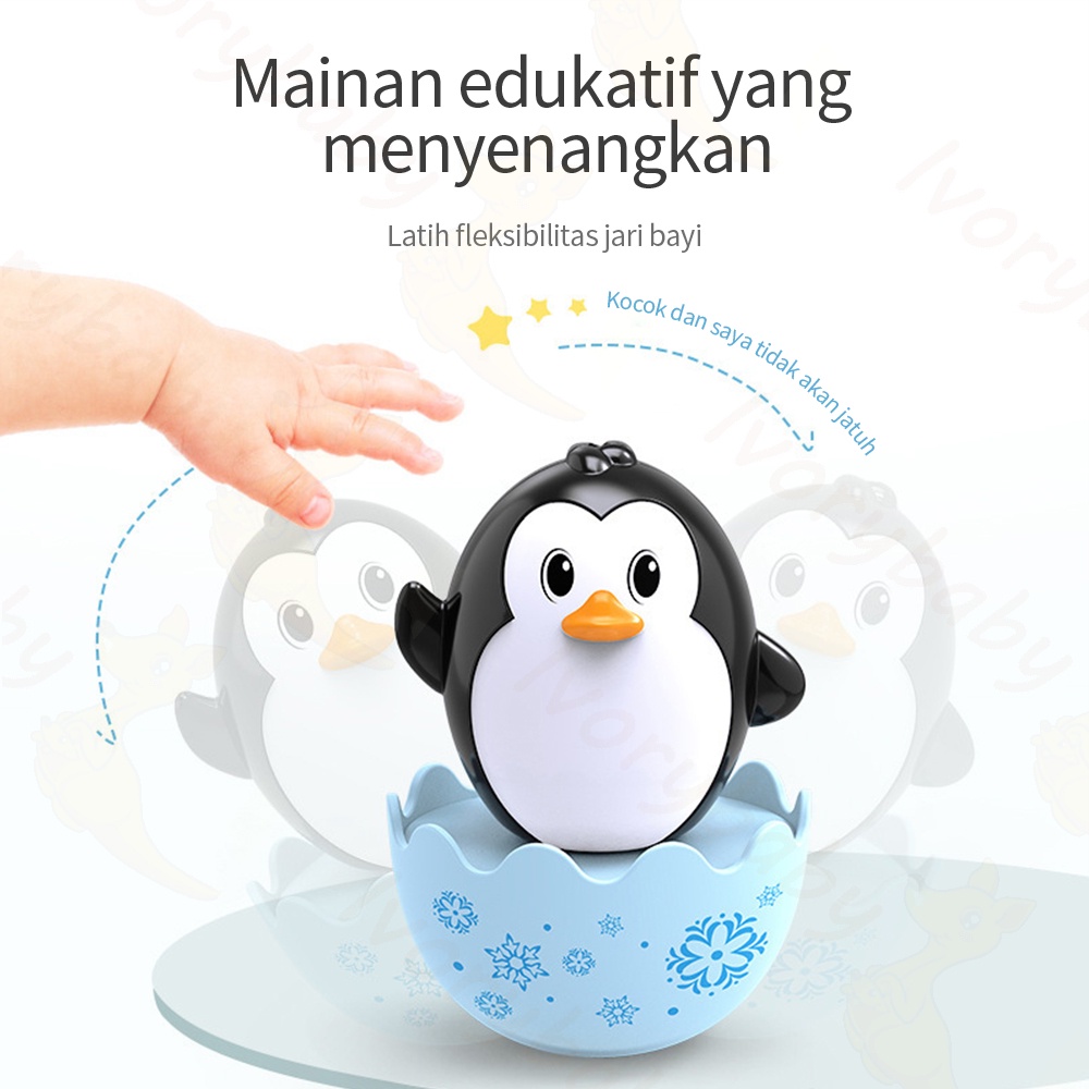 Ivorybaby Tumbler mainan anak bayi  mainan lucu bentuk  kartun