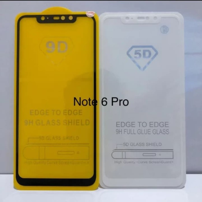 Tempered Glass Screen Protector Xiaomi Redmi Note 6 Pro Full Cover