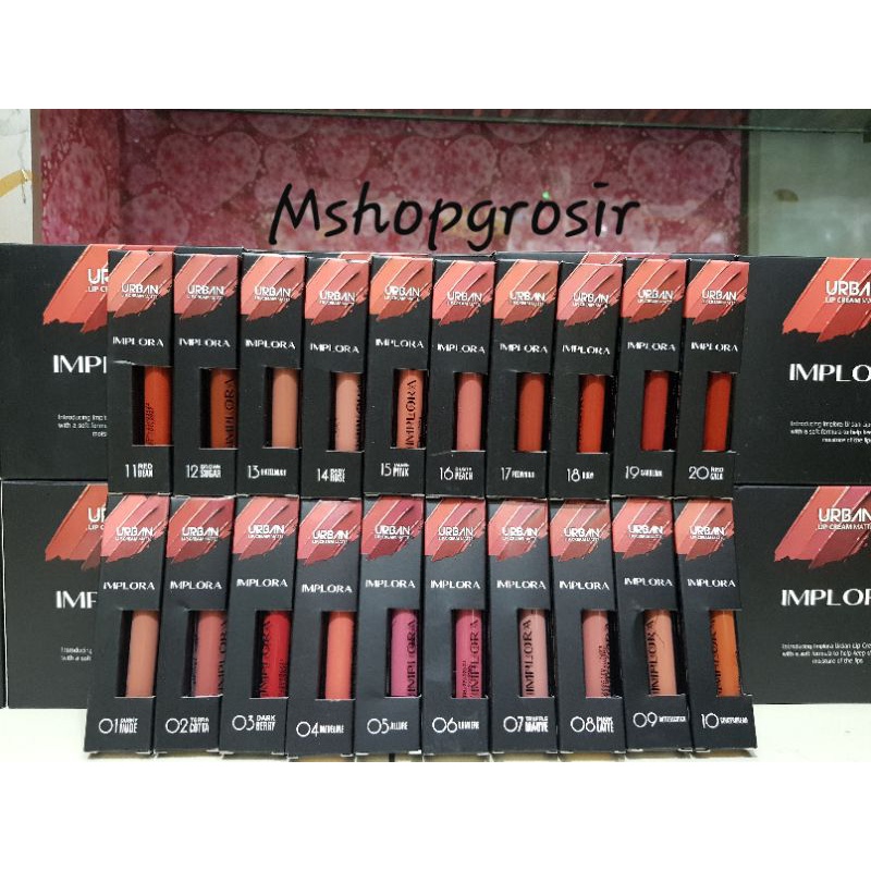 (IMPLORA)LIP CREAM MATTE / LIP CREAM IMPLORA#20 VARIANT NEW COLOR