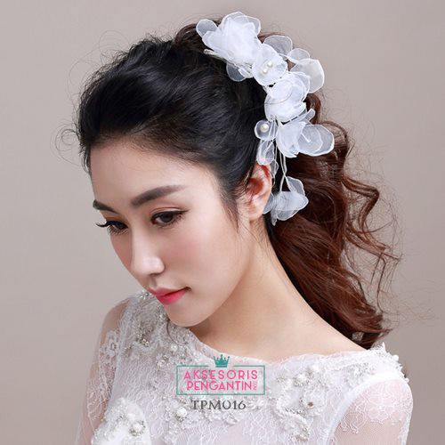 [STOCK TERBATAS] AKSESORIS PENGANTIN HAIRBAND HEADPIECE TIARA WEDDING TPM016