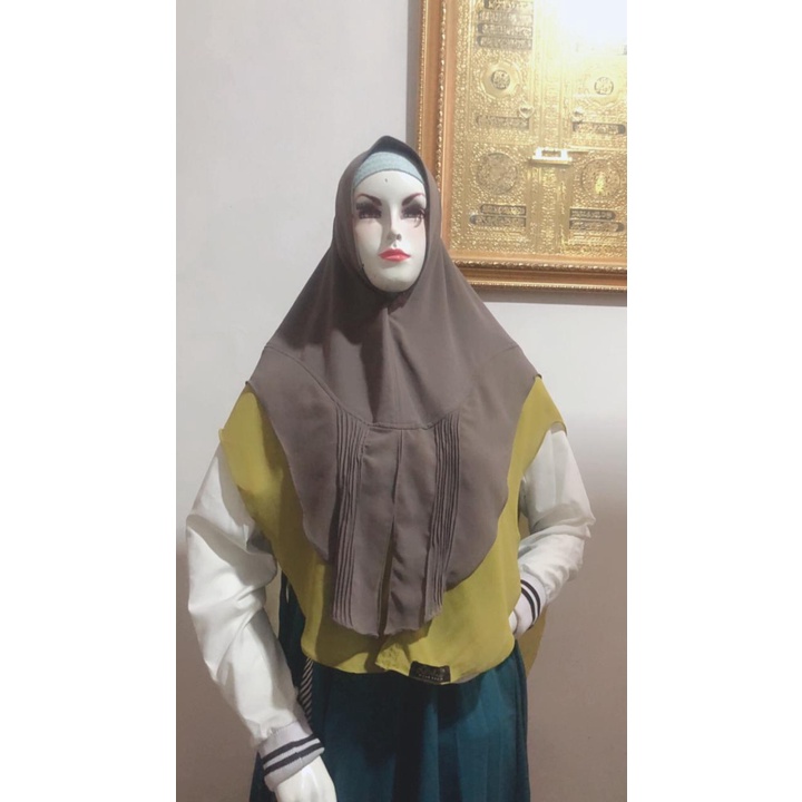 ALZHEA Hijab Instant Premium - VALLERIA Sifon Ceruty - Hijab Syar'i Premium / Kerudung Instant Ori