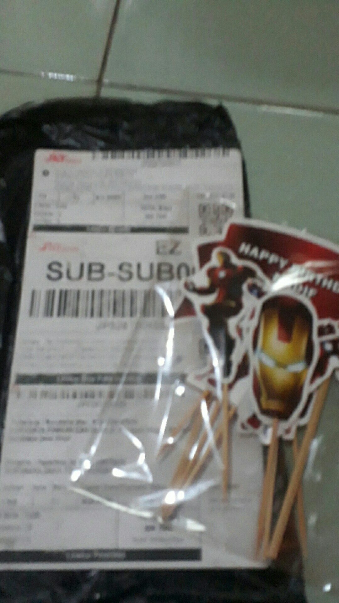 Topper Cake/cupcake, Hiasan Kue Ulang Tahun, Motif Spiderman