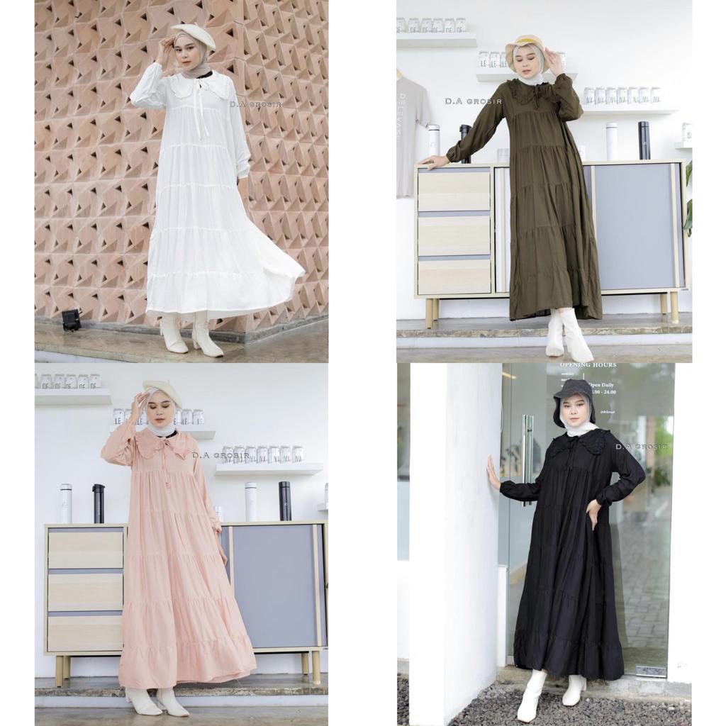 MIDI DRESS KOREA / MIDI DRESS MUSLIM / MIDI DRESS POLOS / MIDI DRES / MIDI DRESS WANITA / MIDI DRESS RAYON / MIDI POLOS KEKINIAN