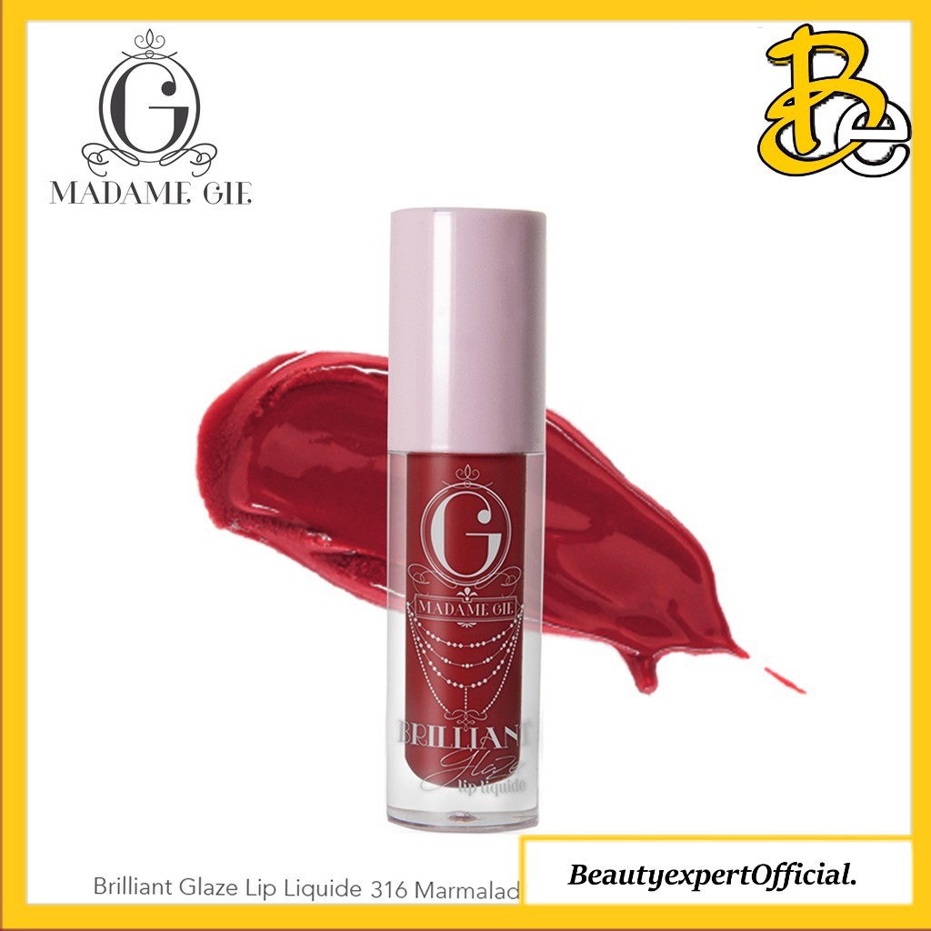 ⭐️ Beauty Expert ⭐️ Madame Gie Brilliant Glaze Lip Liquide - MakeUp Lip Gloss Lipstik