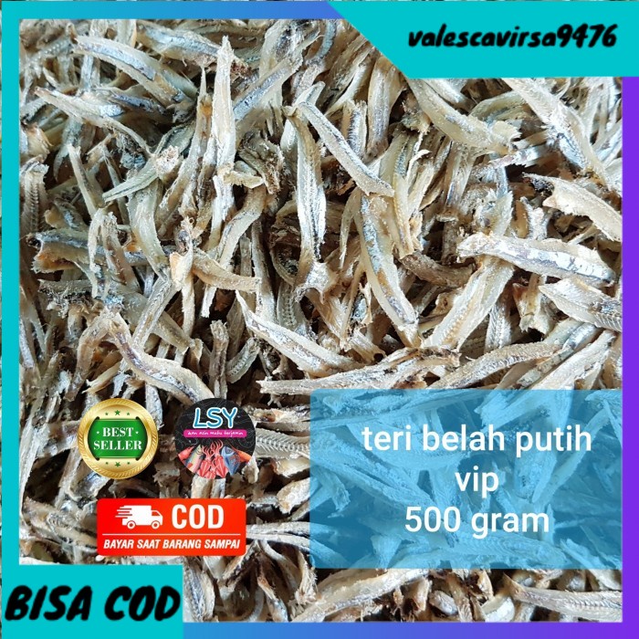 

⭐BISA COD⭐ teri belah putih vip/jengki belah vip 500gr