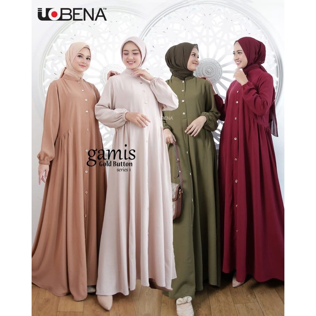 GAMIS GOLD BUTTON SERIES 1 ORI UOBENA BUSUI WUDHI FRIENDLY