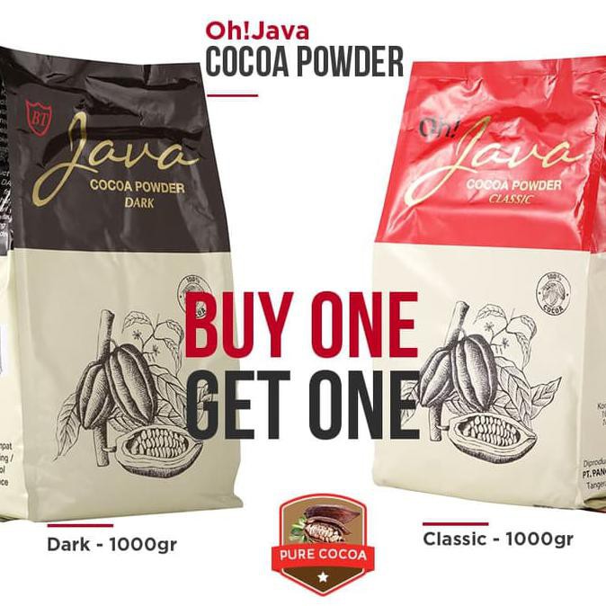 

GRATIS ! Buy 1 Get 1 - Oh! JAVA DARK - Classic Cocoa Powder 1000g