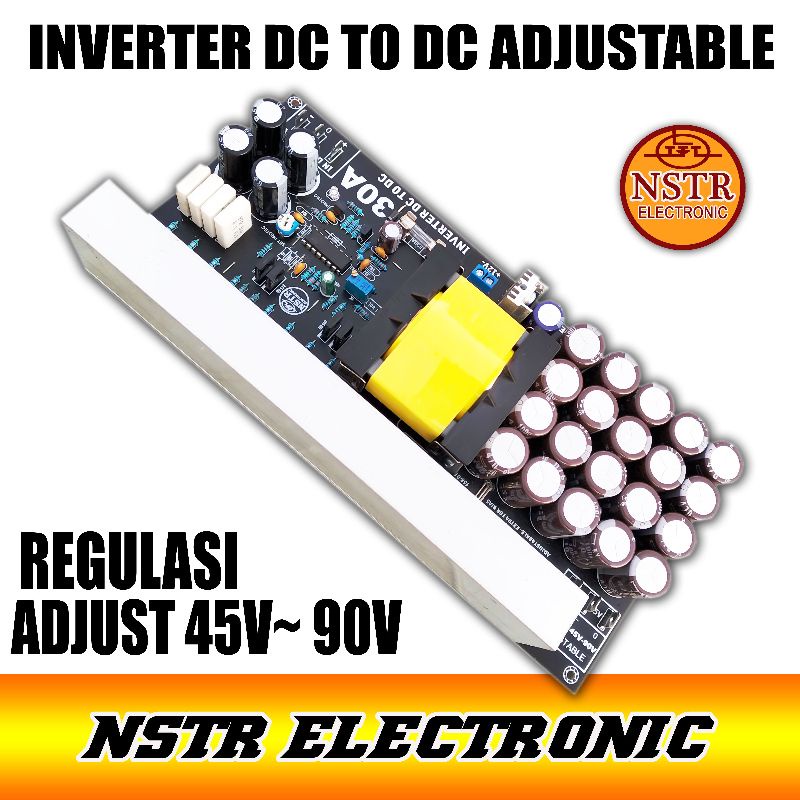 inverter DC to dc 30A regulasi adjustable