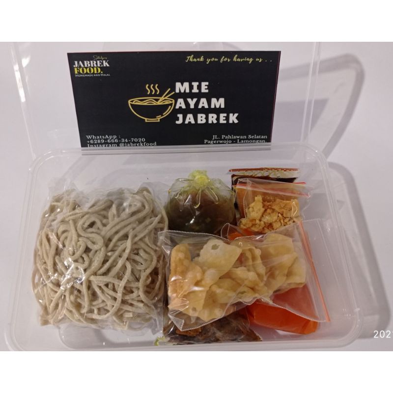 

(FROZEN) MIE AYAM JABREK (MIE AYAM SOLO HALAL)