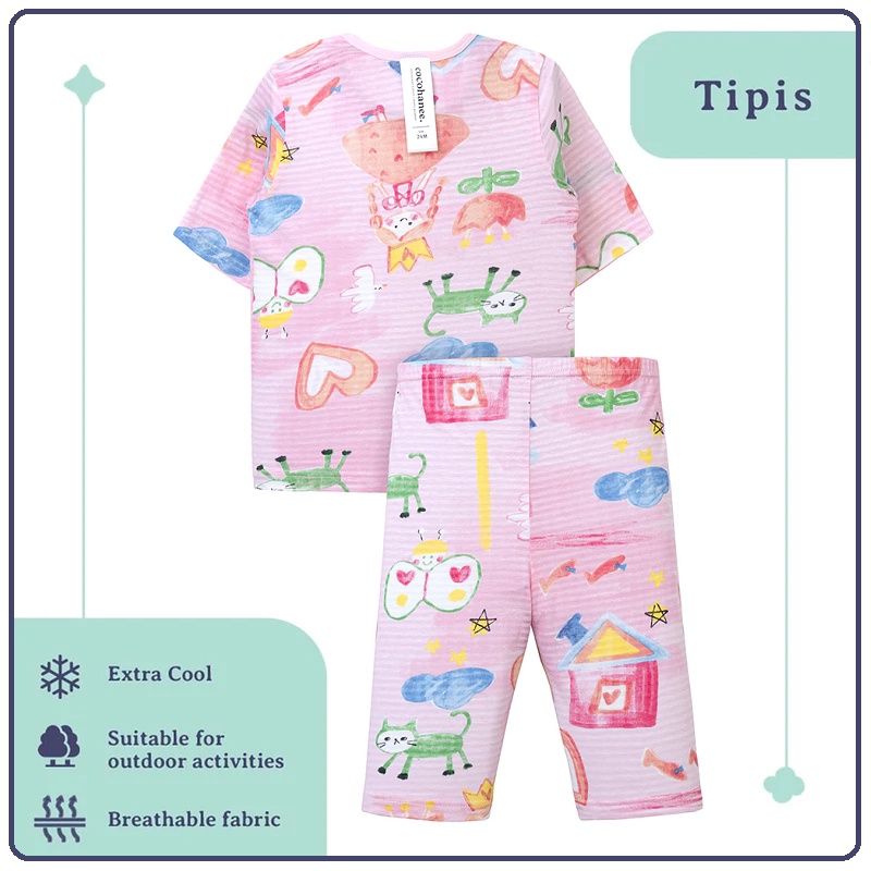 Cocohanee - Princess Wonderland | Baju Setelan Anak | Baju Tidur Anak