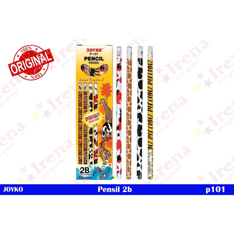 

Joyko Pensil / Pencil P-101 / P101 / P 101 animal kingdom