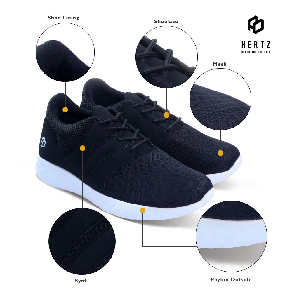 Sepatu Sneaker Pria terbaru H 2252 sepatu kets casual brand hertz original murah berkualitas