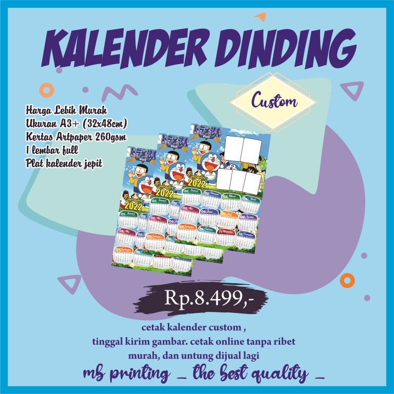 

CETAK KALENDER 2022 CUSTOM PROSES CEPAT