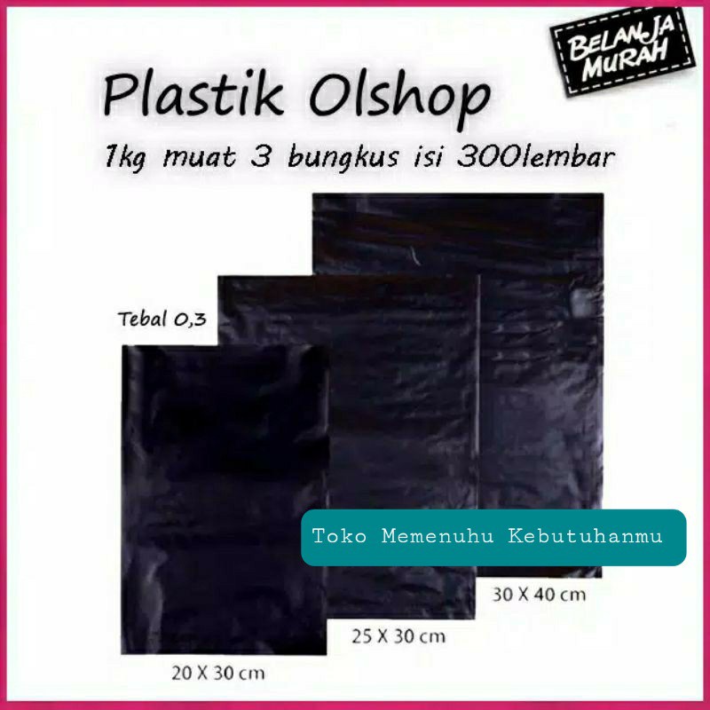 TERMURAH Amplop Plastik Polymailer Packing online shop 100PCS