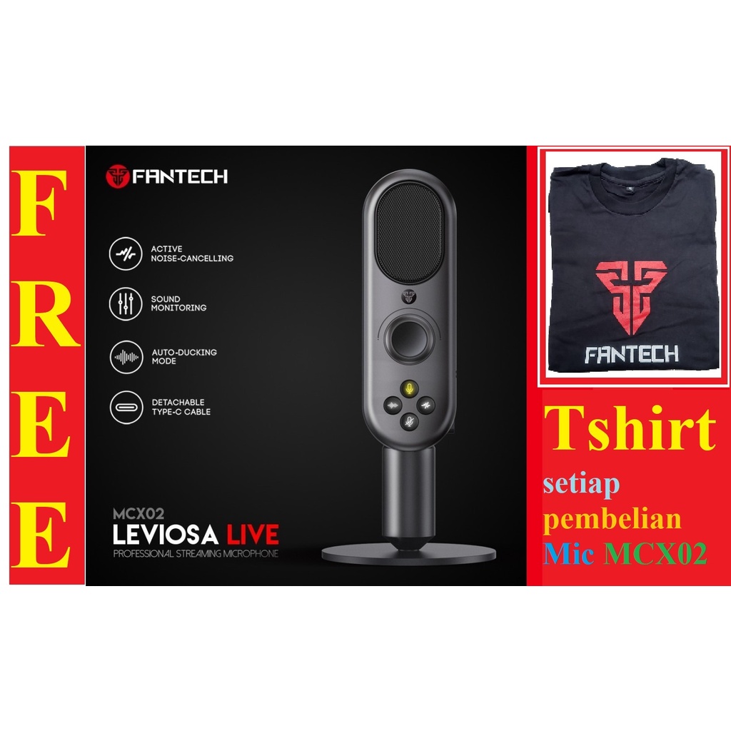 Microphone Fantech LEVIOSA LIVE MCX02