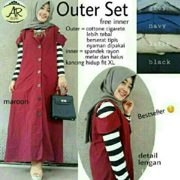 Gamis/baju muslim abg.remaja.dewasa.dress muslimah