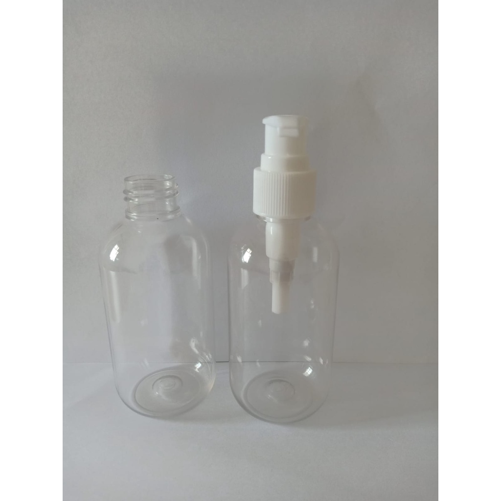 { paket isi 10pcs } BOTOL SBR 150ML PUMPLOTION PUTIH BODY NATURAL