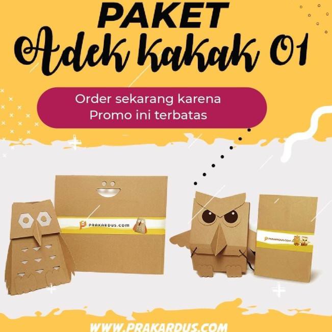 

A8D5 PAKET 01 Mainan edukasi PRAKARDUS kardus anak kreatif (2 in 1) QL0