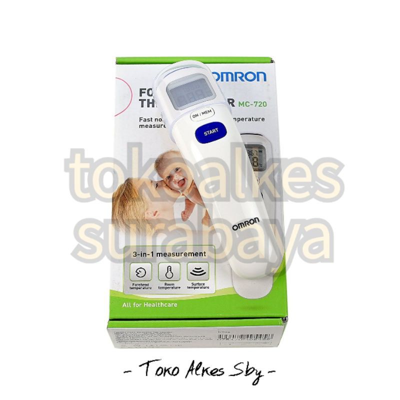 Forehead Thermometer Omron MC-720 / Termometer Dahi Omron MC-720