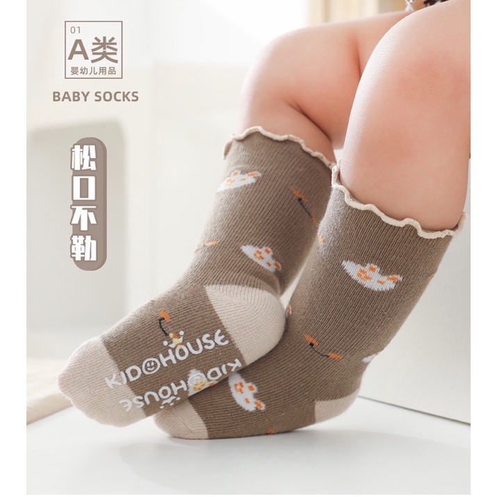 Kaos Kaki Bayi Ruffle Motif Import / Baby Socks