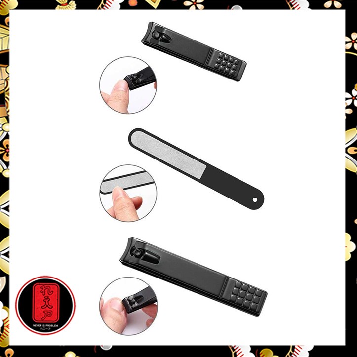 Gunting Kuku Nail Trimmer Manicure 3 PCS