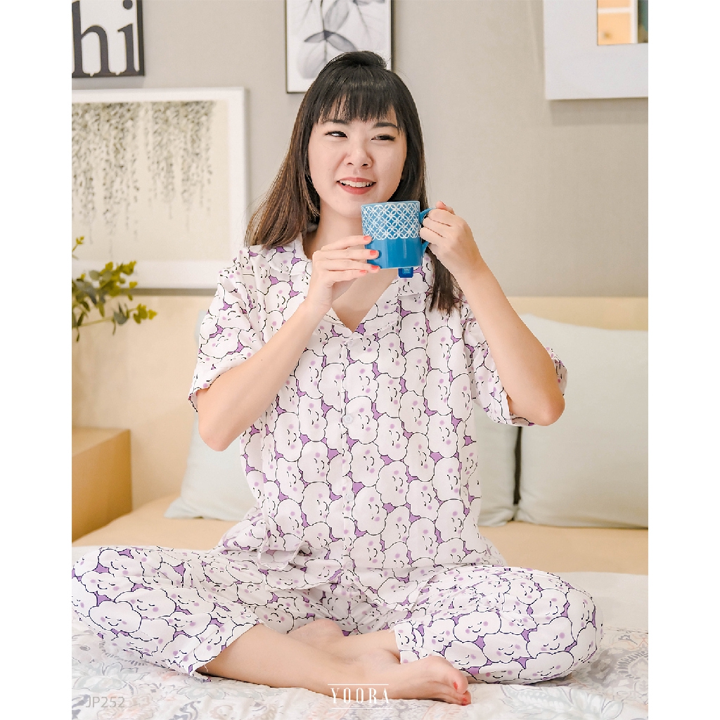 MyYoora Long Set Piyama Pajamas JP252