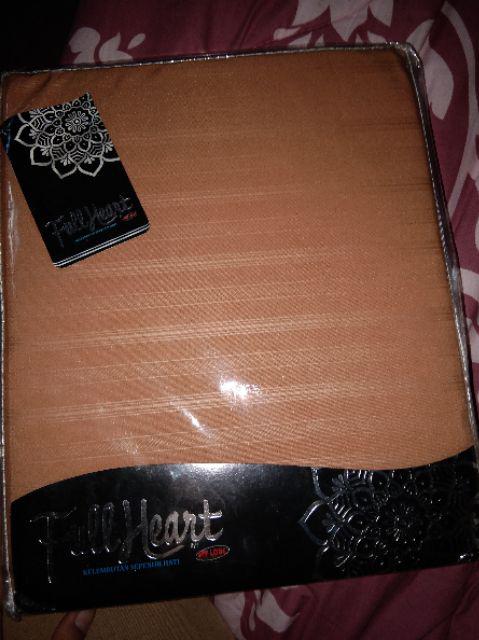 Fullheart Sprei Polos 180x200 Tinggi 30 Warna Polos Merah Putih - King 180 T30  Sp