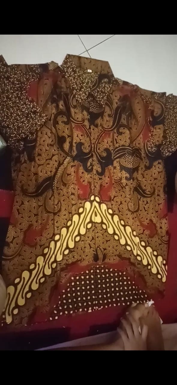 Size M L Xl Xxl Xxxl Bswart Batik Hrb026 Kenongo Hem Pendek Padi Pekalongan M L Xl Batik Pria Murah