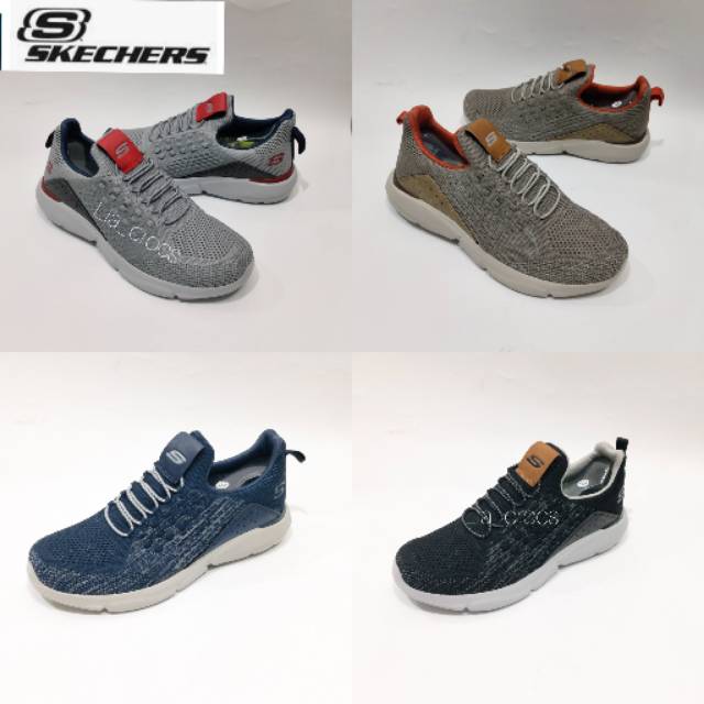 SEPATU SKECHERS PRIA / SKECHERS RELAXED FIT INGRAM NEW MEN