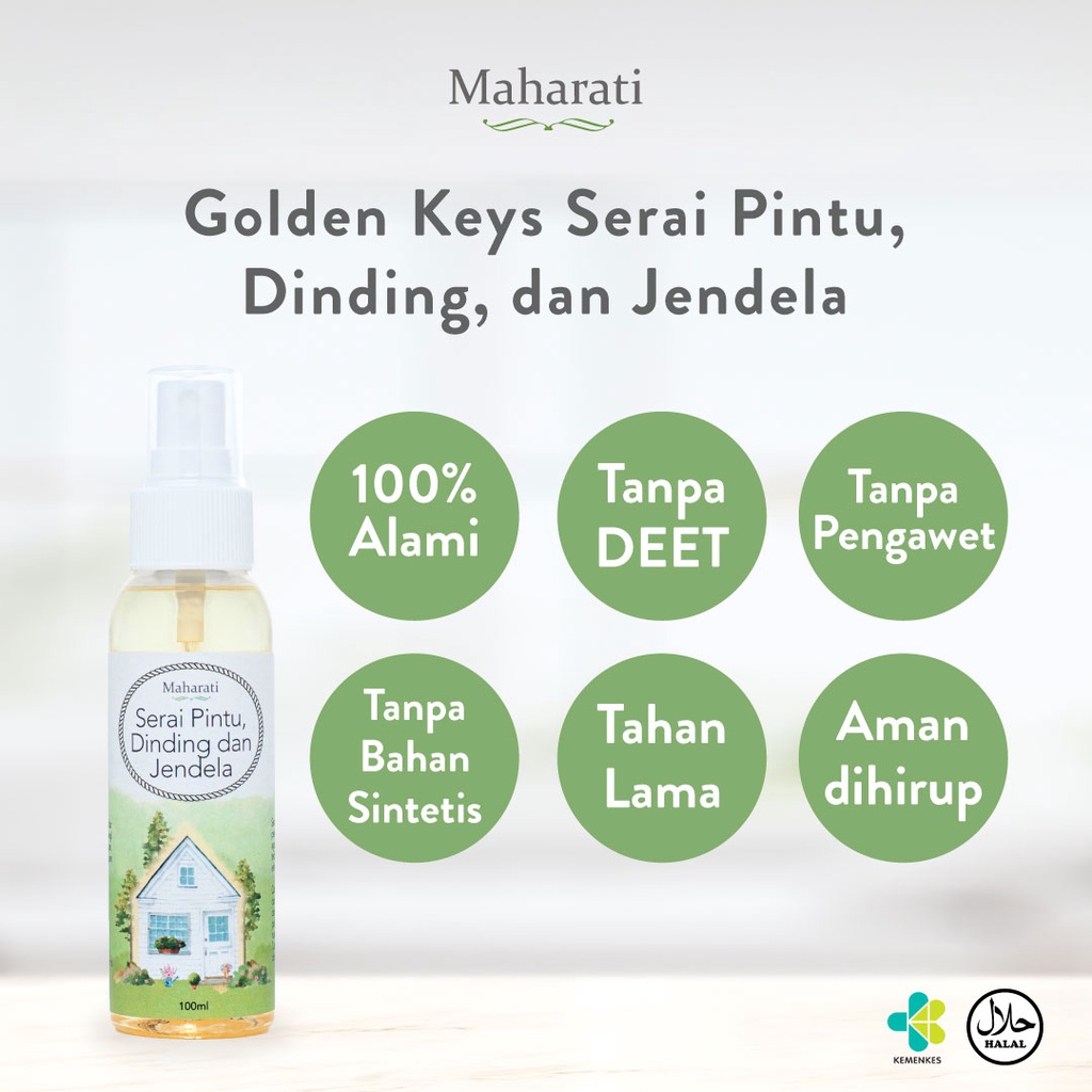 MAHARATI SERAI PINTU, DINDING, DAN JENDELA ANTI SERANGGA