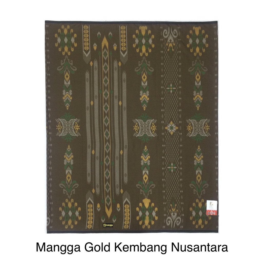 Grosir 10pc - Sarung Mangga Gold Kembang Nusantara