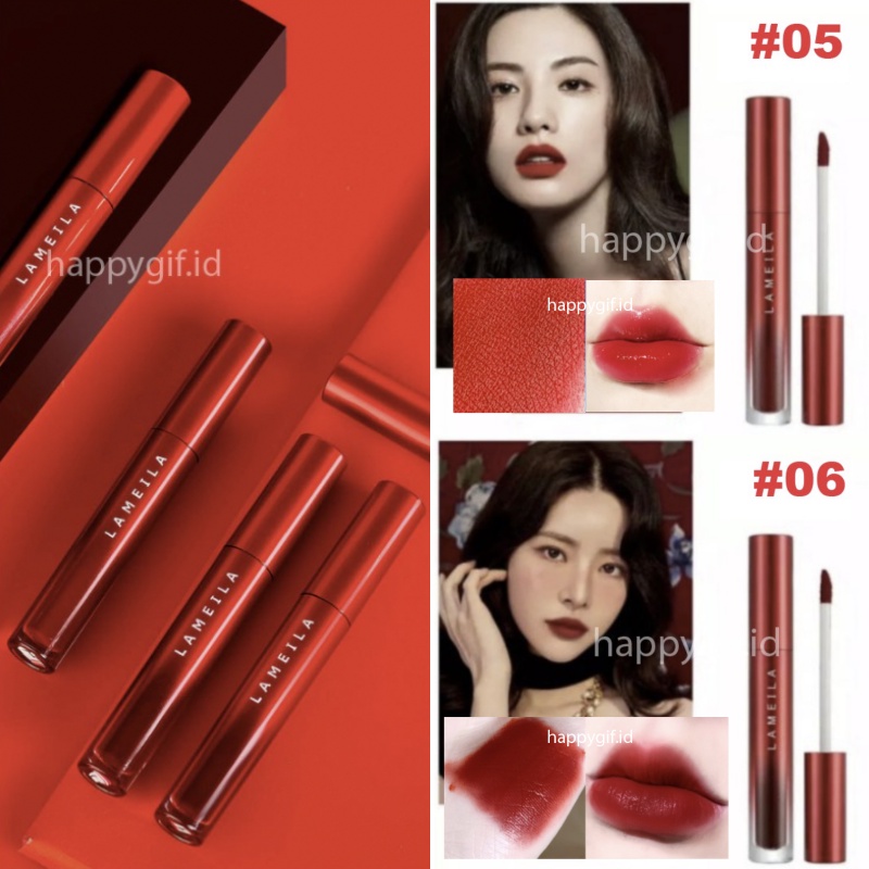 LAMEILA RED EDITION Lipstick Matte Lip Glaze Lipstik LA057 2026