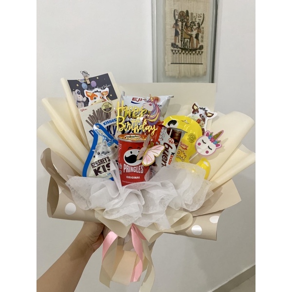 

buket snack premium, buat ultah cocok bgt