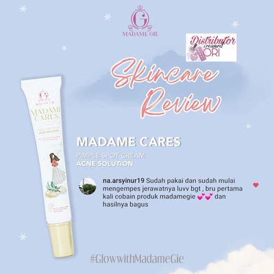 Madame Gie Madame Cares Pimple Spot Cream Acne Solution - Skin Care Acne Spot Gel