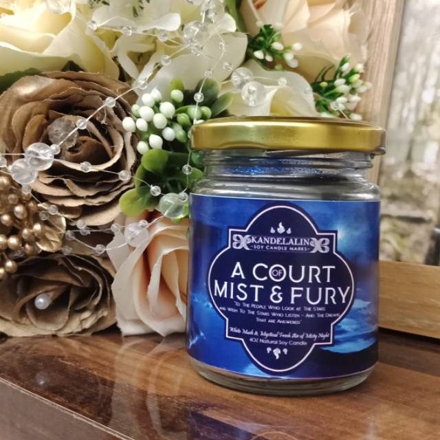 A COURT OF MIST AND FURY Lilin Aromaterapi 100% Soy Wax