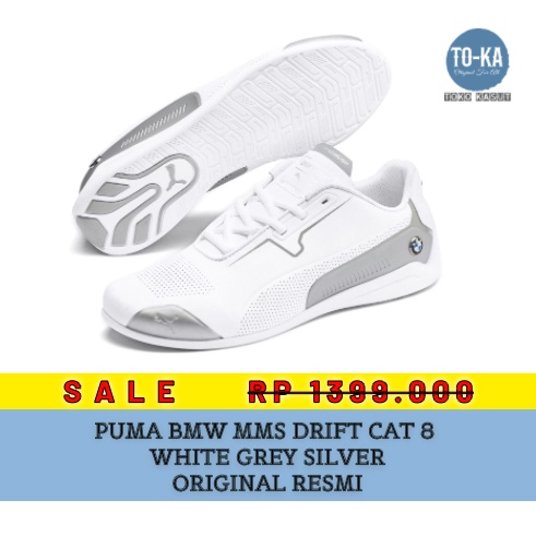 Puma bmw mms drift cat 8 white-original PT.Puma Cat Indo