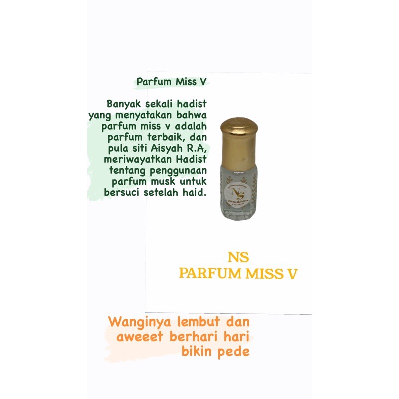 (ORIGINAL) PARFUM MISS V by NS
