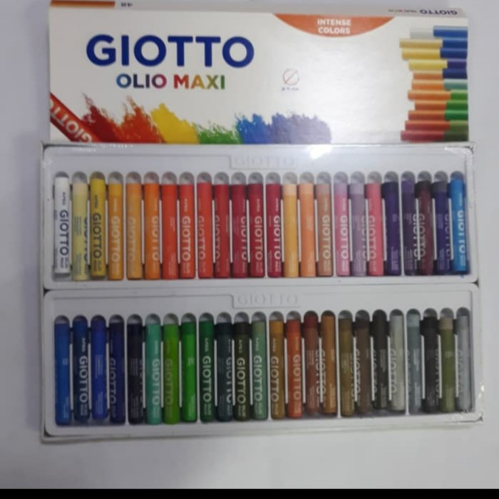 

PASTEL-DRY-OIL- KRAYON 48 WARNA GIOTTO OLIO MAXI OIL PASTELS / CRAYON 48 COLOURS -OIL-DRY-PASTEL.