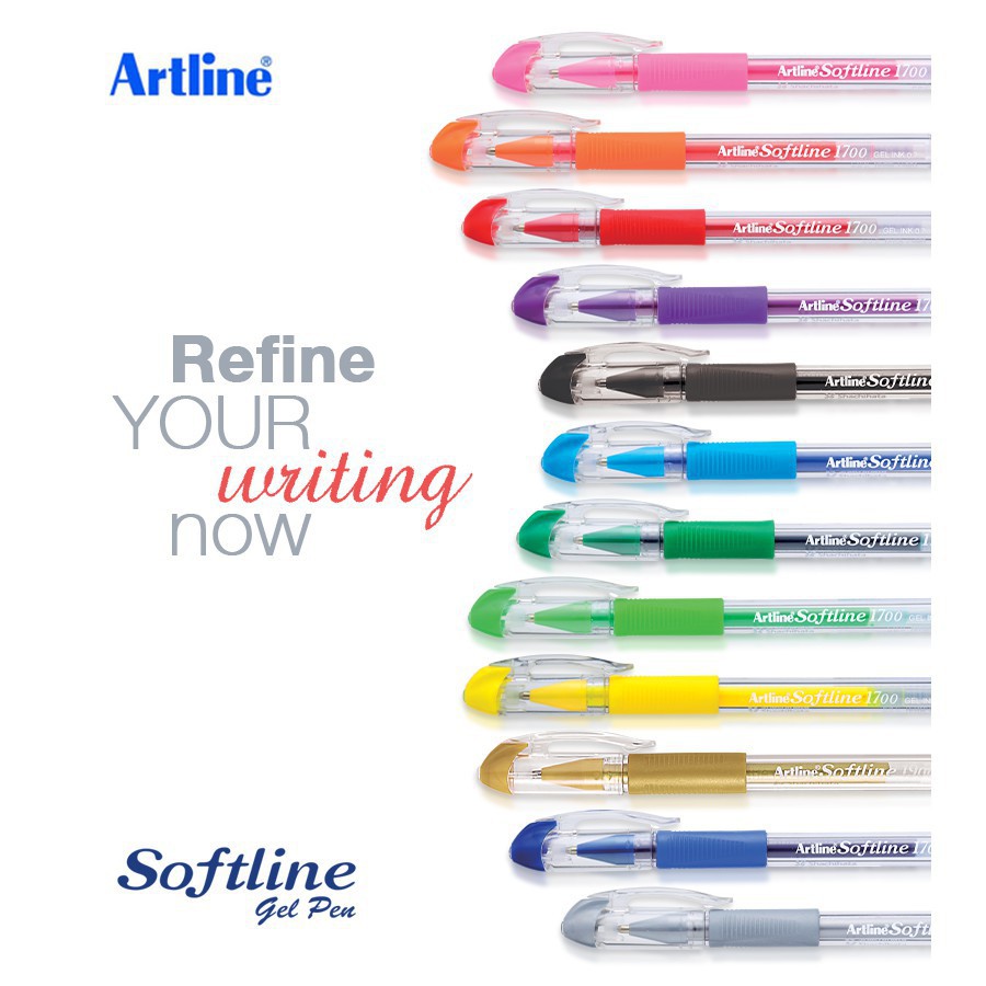 

ARTLINE SOFTLINE GEL PEN /PULPEN GEL SOFTLINE EGB-1700 & EGB-1900