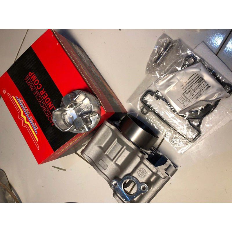 Blok boring bore up racing mx vixion r15 piston kit set 60 62 63 mm merk moto master