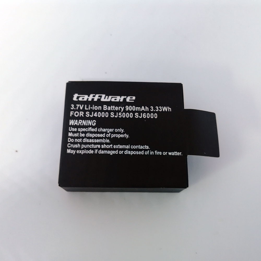 Taffware Baterai SJ4000 SJ5000 SJ6000 M10 EKEN H9 H9R Pro 900mAh - Black