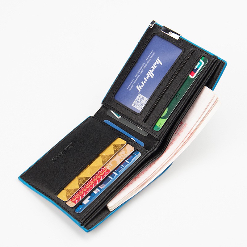 DOMPET PRIA LIPAT KULIT IMPORT BAELLERRY ORIGINAL HITAM QUAYO WA292B5 KECIL BATAM PENDEK KARTU KEREN-8