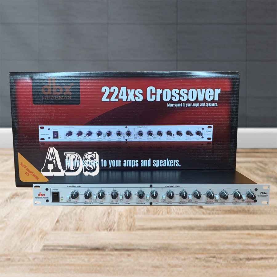 Crossover dbx 224XS + SUB Dbx 224 XS 4 way + sub ( Silver )