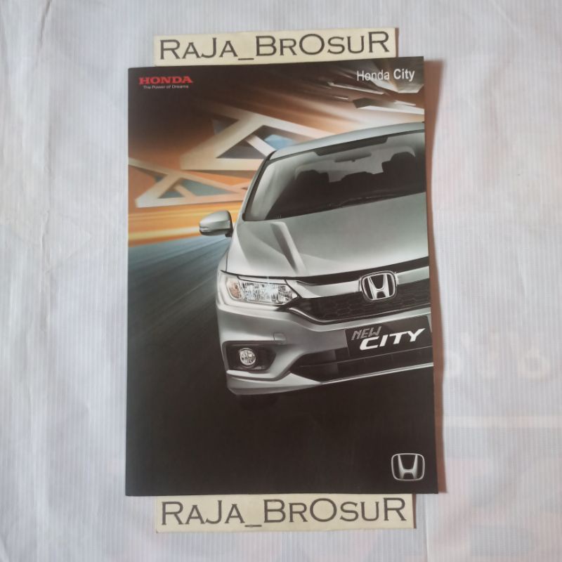 Poster brosur katalog leaflet Honda City 2017