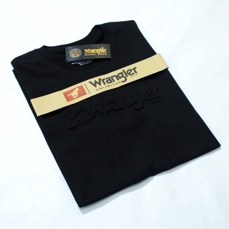 KAOS WRANGLER DISTRO PREMIUM BAJU KAOS PRIA LENGAN PENDEK M.L.XL / TSHIRT / KAOS EMBOS