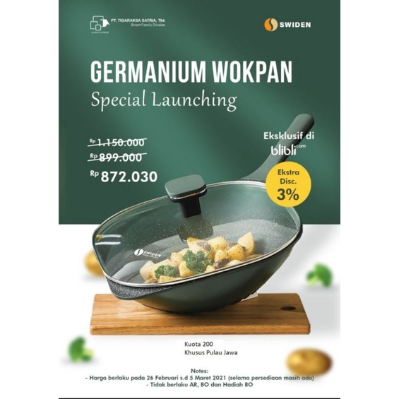 Swiden Germanium Wokpan