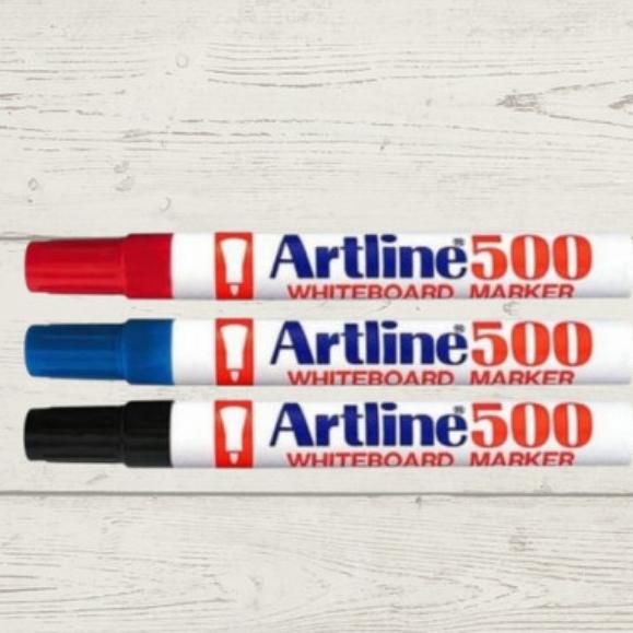 

Office & Stationery | Alat Tulis | Spidol Artline 500 Whiteboard Sedus (12Pcs) Original Hitam /Biru/Merah | Best Seller